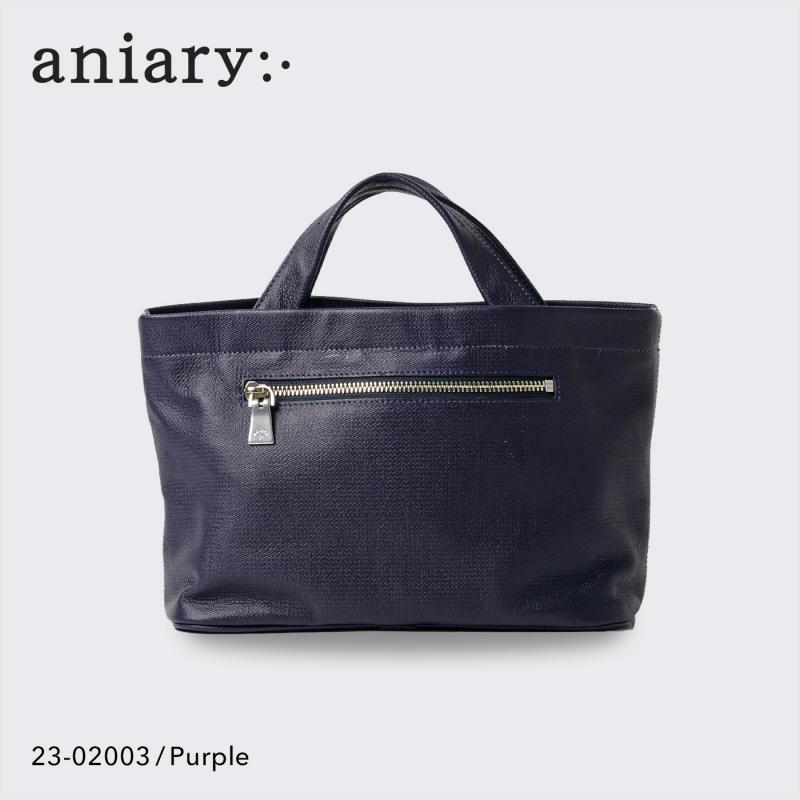 【aniary|アニアリ】トートバッグ Crossing Leather 23-02003 Purple