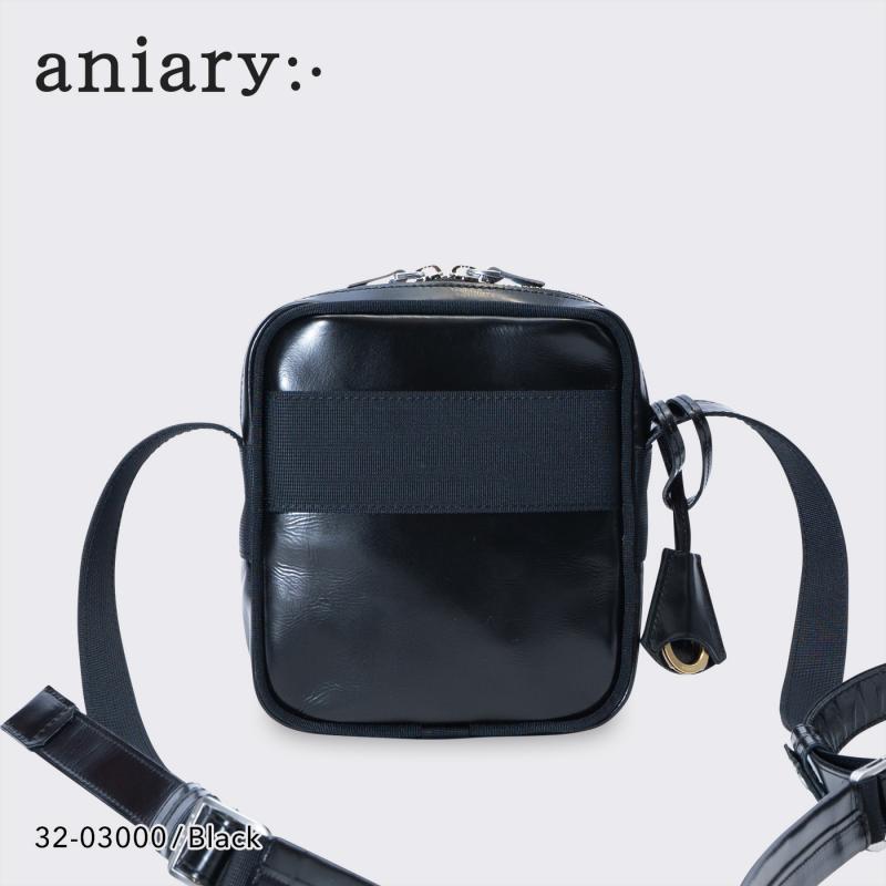 【aniary|アニアリ】ショルダー エフ-フィルム レザー 32-03000 ブラック