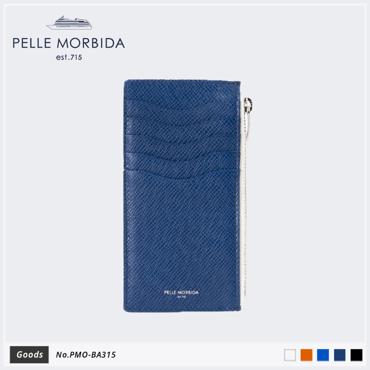 PELLE MORBIDA コインケース  牛革 Coincase PMO-BA315 ブルー Blue