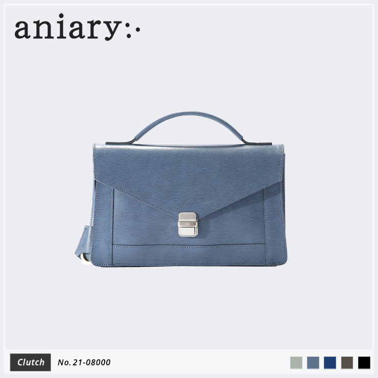 【aniary|アニアリ】クラッチバッグ Inheritance Leather 21-08000 Blue