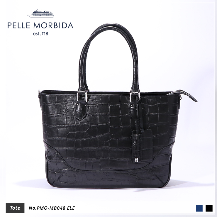PELLE MORBIDA トートバッグ totebag PMO-MB048AELE Black